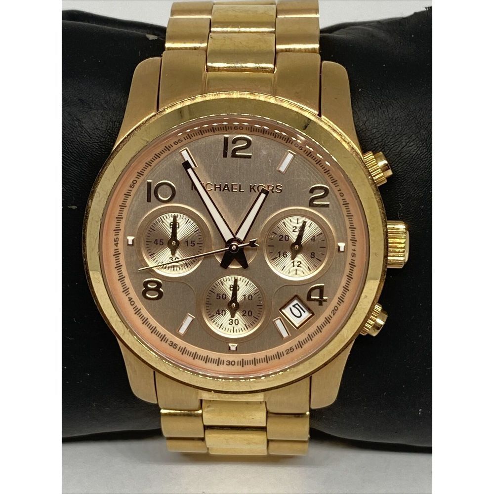 Michael Kors Runway MK5128 Womens Stainless Steel Analog Dial Quartz Watch MP207 - Picture 2 of 12